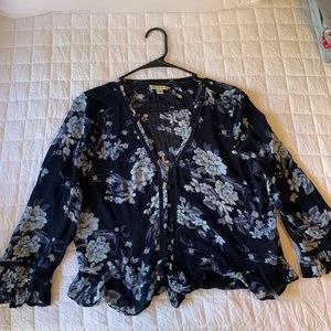 Long sleeve blouse
